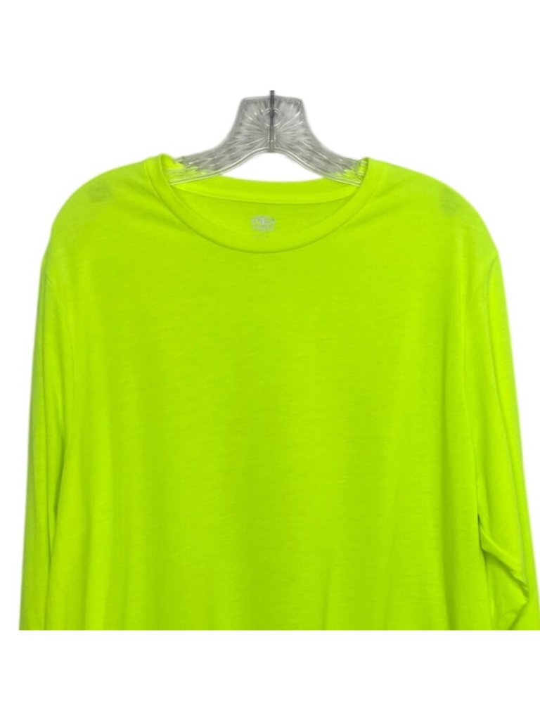 Athletic Works Long Sleeve Performance Shirt Xl 46-48 Neon Yellow Workwear — image 3 of 7